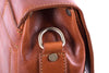 Aktentasche Leder Braun Beschlag Detailansicht | Roma Brief