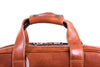 Aktentasche Leder Braun Griff Detailansicht | City Brief