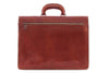 Aktentasche Braun Leder Rückansicht | Council's Brief