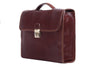 Aktentasche Braun Leder Seitenansicht | Henk's Brief
