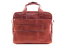 Aktentasche Leder Braun Rückansicht | City Brief
